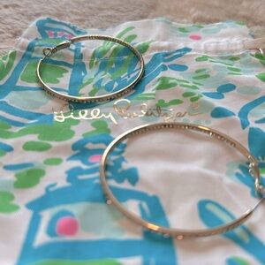 Lilly Rhinestone Hoops